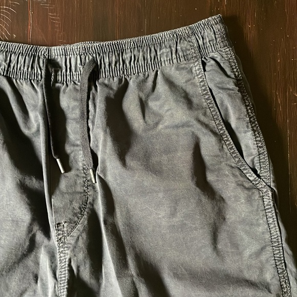 Navy Men's AE American Eagle Flex Trekker Woven Cotton Joggers In Size Small - Picture 4 of 13